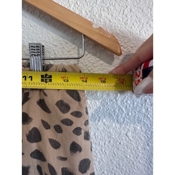 Marine Layer Allison Pants Leopard Print Tan Charcoal Drawstring XS - Picture 7 of 10